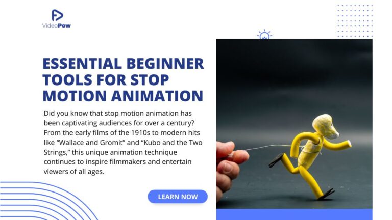 Essential Beginner Tools for Stop Motion Animation