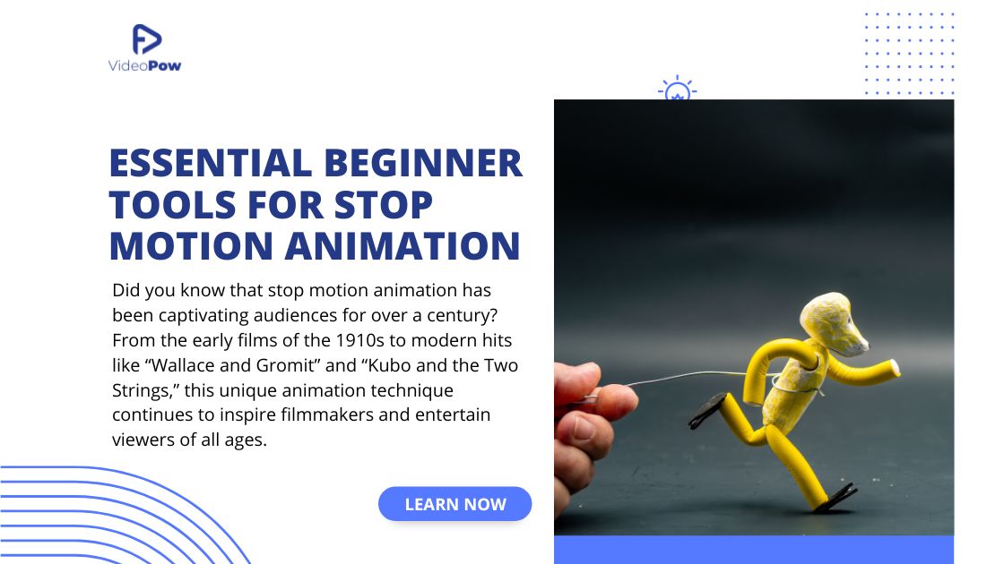 Beginner Tools for Stop Motion Animation